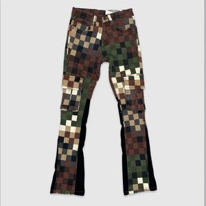 Kid’s Digital Checkered Camo Pants